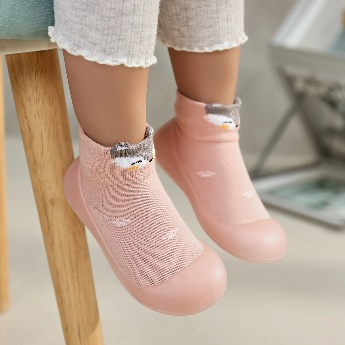 Baby Shoes Soft Sole Shoes Mesh Shoes Yibubu Baby Shoes Indoor Soft Soled Non-slip Toddler Shoes Mesh Breathable Floor Socks