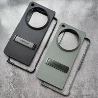 Original Case For OnePlus Open Leather PC Full Protection Phone Cover With Holder Stand Case For OnePlus Open 2