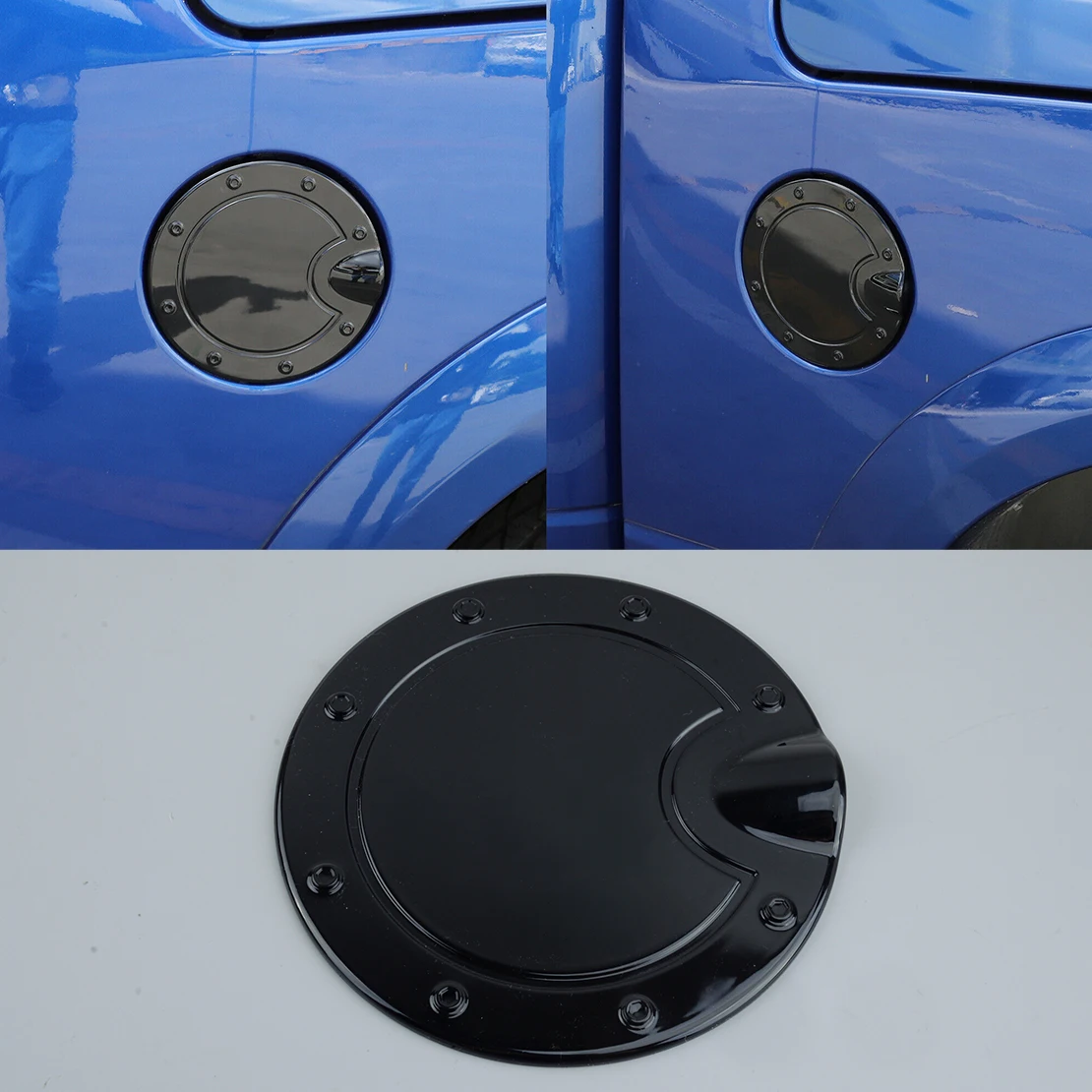 Chrome Fuel Filler Door Cover For Chevy Silverado & GMC Sierra 2014-2018 - No Drill
