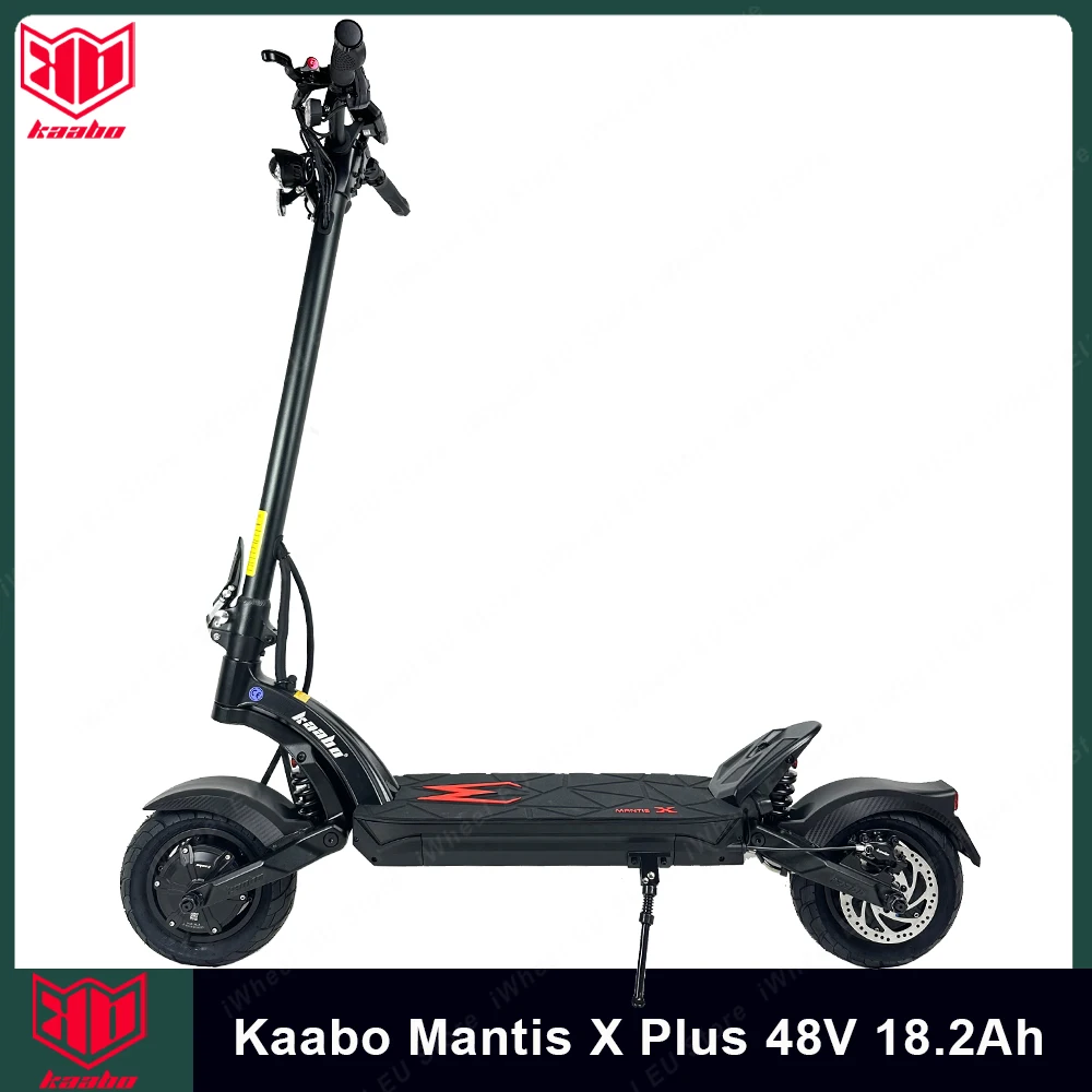 Il Più Nuovo Kaabo Mantis X Plus 48V 18.2Ah Display Mid-Mounted Nfc Ricarica Usb Anteriore Posteriore Regolabile Molla Smorzamento Dell'Olio E-Scooter