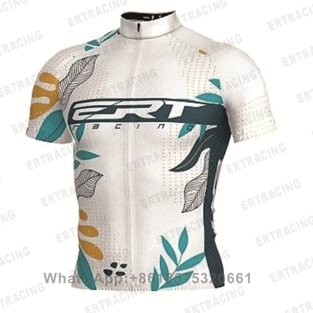 

2023 ERTRACING Men Cycling Jersey Clothing Quick Dry Bicycle Short Sleeves MTB Mallot Ciclismo Enduro Shirt Bike Clothes Uniform