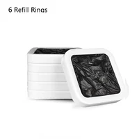 TOWNEW Smart Trash Can T1 Tair Original Replacement Garbage Bags 6 Refill Rings Auto Packing and Changing Bags