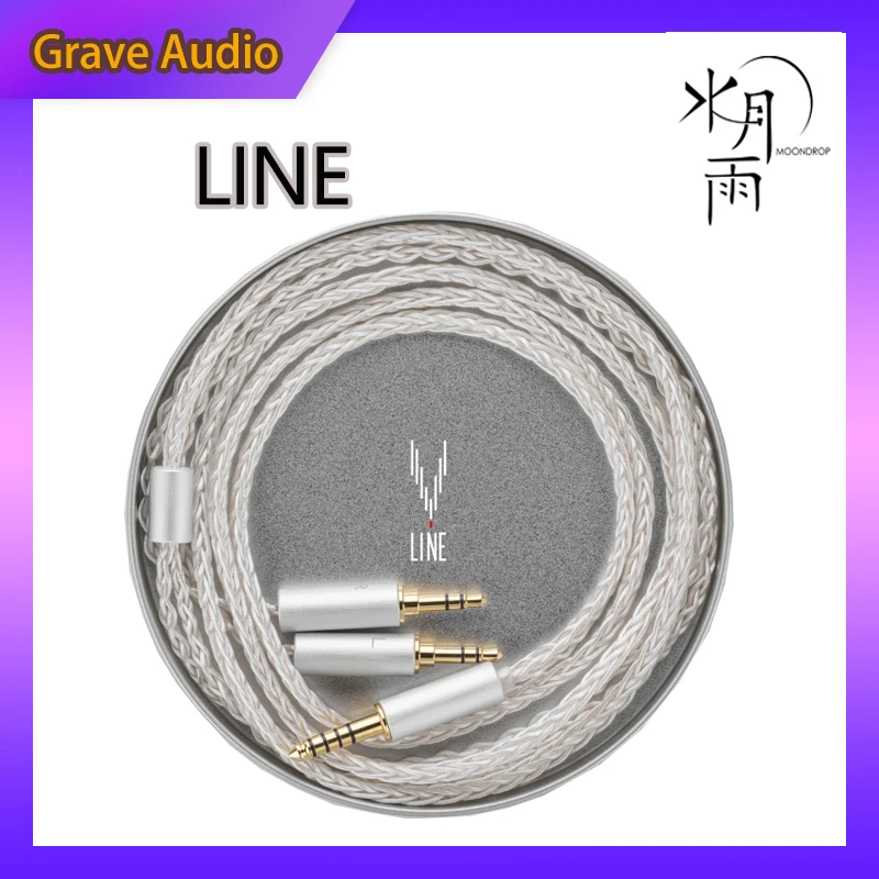 Moondrop Line V/w 6n Single Crystal Copper Silverplated Litz