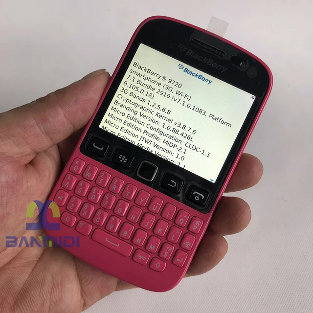 新品 ピンク SIMフリー BlackBerry 9720 ブラックベリー