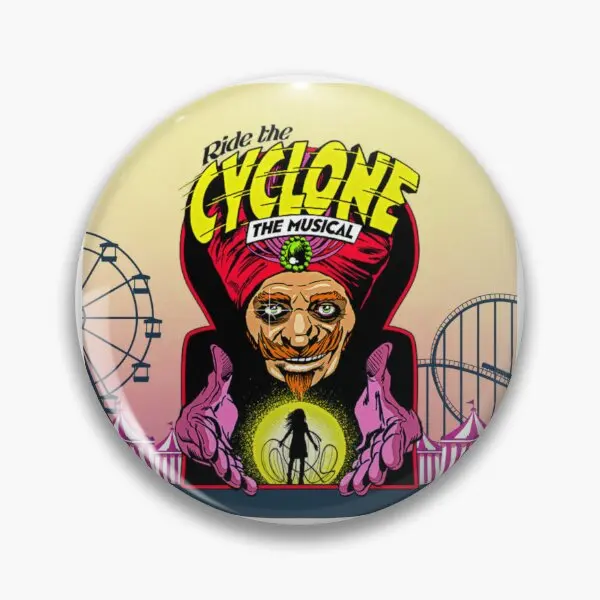 

Ride The Cyclone Soft Button Pin Badge Hat Metal Cartoon Fashion Funny Jewelry Women Lapel Pin Brooch Clothes Lover Cute