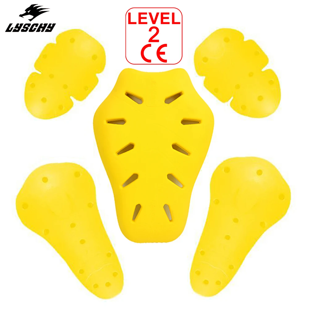 Coussinets De Protection Du Genou Et Du Coude Pour Moto Equipement De Securite Resistant Aux Chocs Sport En Plastique Dur Avec Eponge