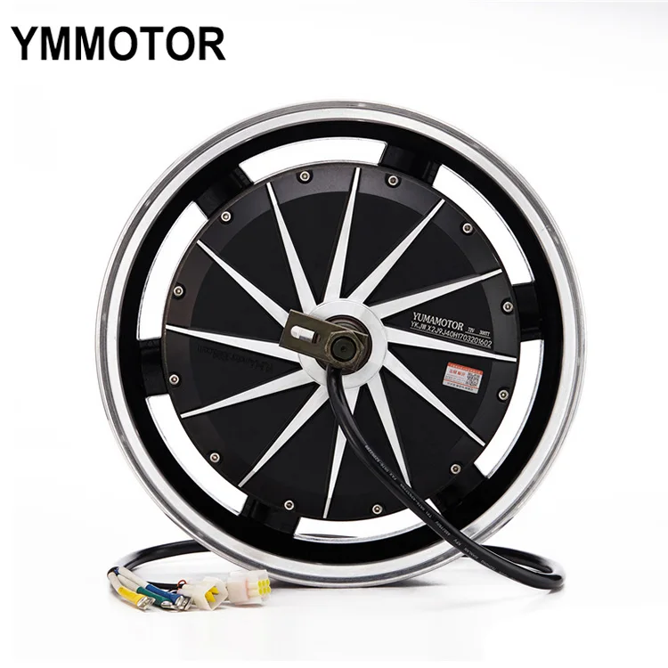 14 Inch 1500W-3000W High Torque Bldc 72V Dc Brushless Electric Motorcycle Motor