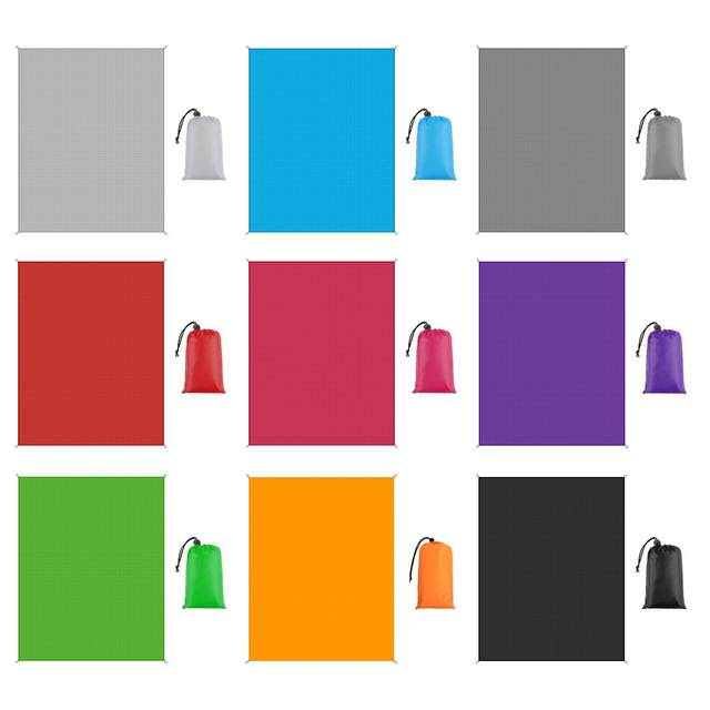 Picnic Blanket Camping Mat Foldable Beach Blanket for Sports Travel