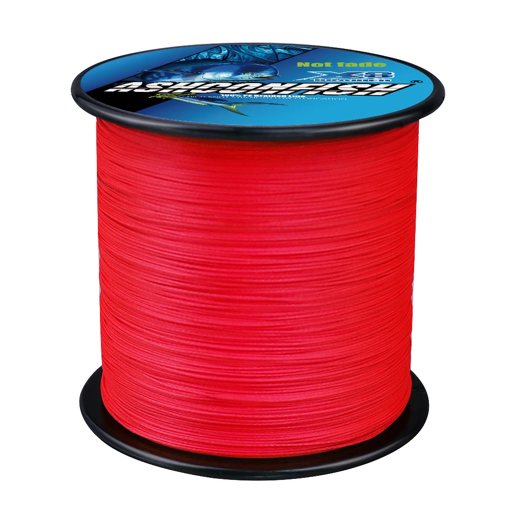 Super pe never faded braided fishing line 500M 1000M 1500M 2000M 4 Strands  carp fishing color not come off wire line 2LB-100LBS - AliExpress