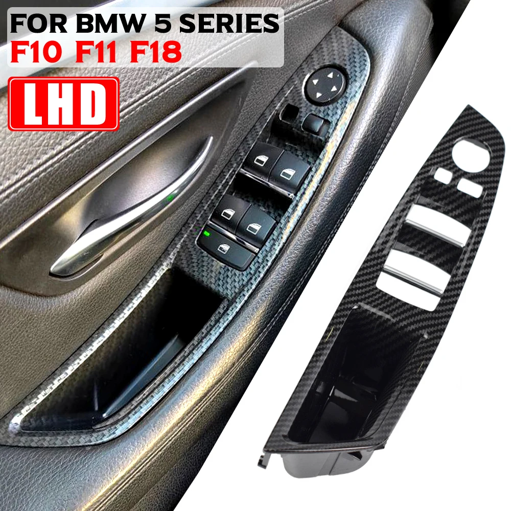 

Подходит для BMW 5 серии F10 F11 F18 520d 525d 530d 535i углеродное волокно автомобильный LHD RHD внутренняя дверная ручка внутренняя панель накладка