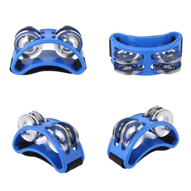 Description Picture 5 of itemFoot Tambourine Musical Instrument Percussion Foot Drum Foot Shaker Musical Instrument For Singer Guitar Players KTV Party