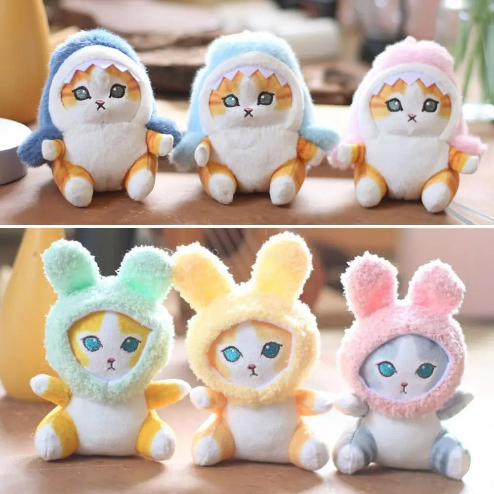 

Soft Bunny Cat Plush Key Chain Kawaii Doll Bag Pendant Cute Backpack Toys Keyring Plush Toy Gifts