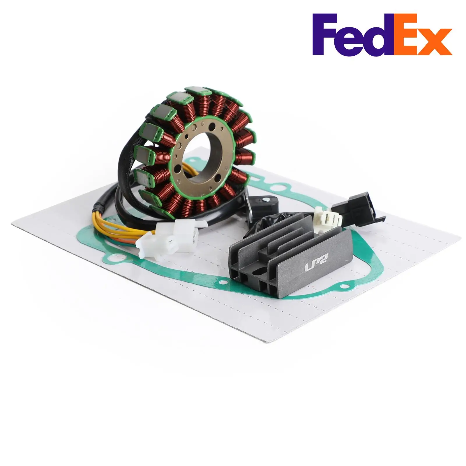 

Artudatech For Suzuki GN250 85-01 TU250X 97-01 Magneto Stator+Voltage Rectifier+Gasket