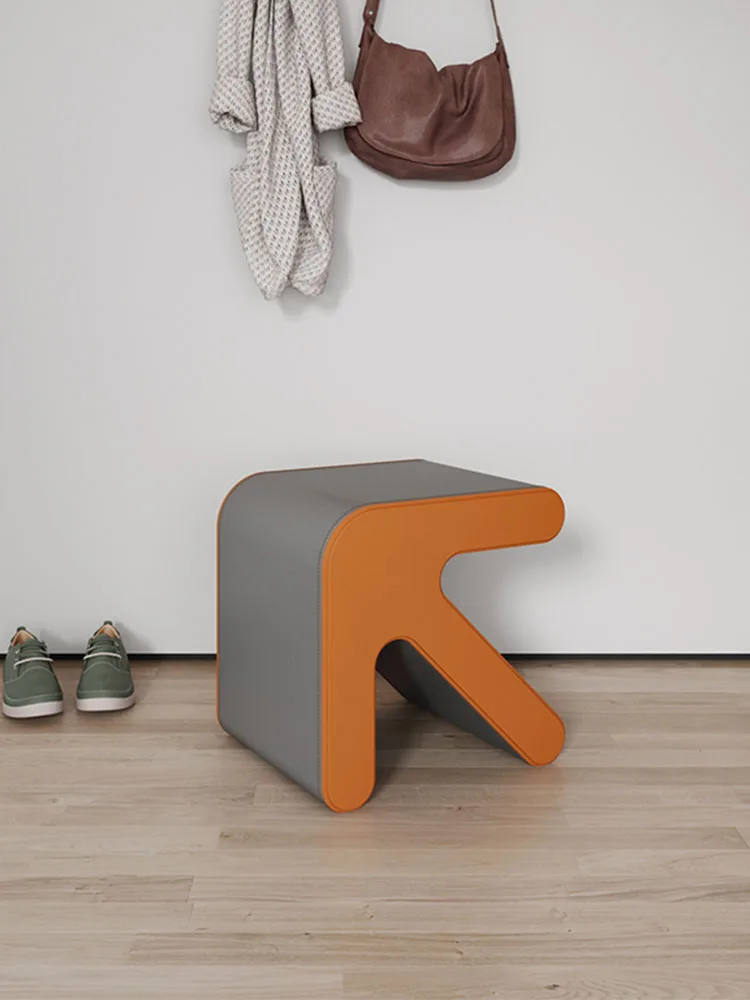 

Nordic doorstep shoe changing stool, household doorstep low stool