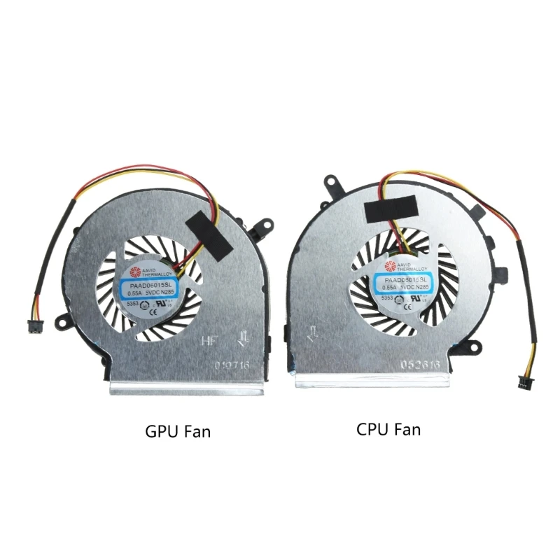 

CPU GPU Radiator for DC 5V 0.55A 3 pin 3-wires Laptop Cooler Fan For MSI GE72 GE62 PE60 PE70 GL62 GL72 Laptop Cooling F