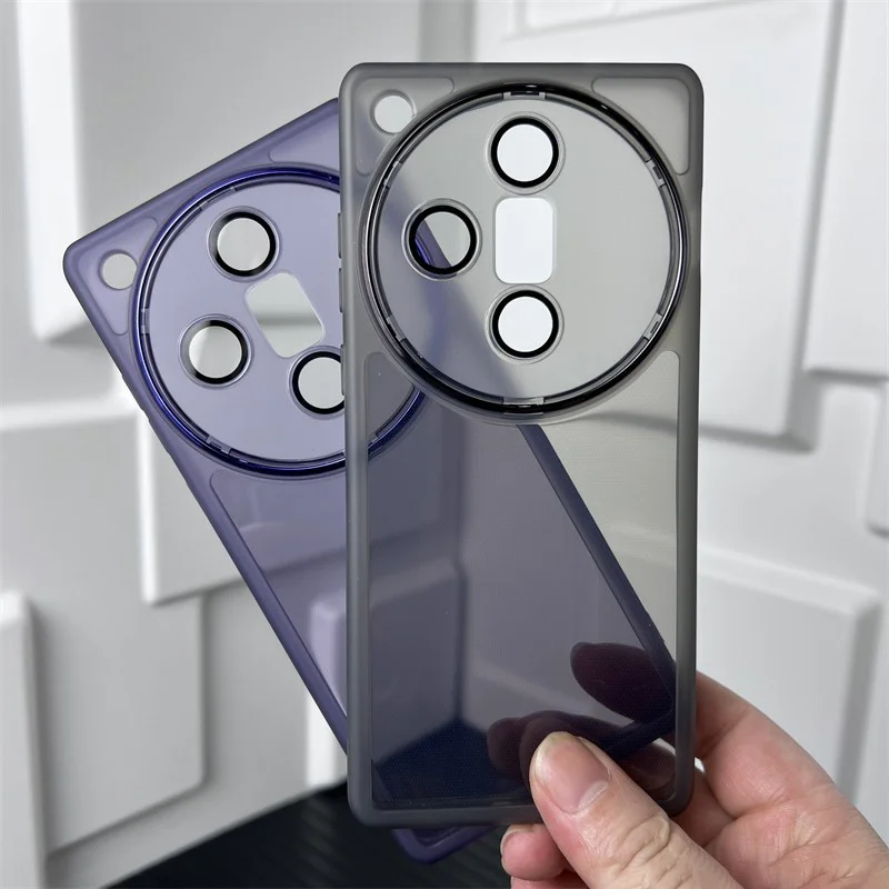 Ultra Clear Soft TPU Protective Case with Lens Guard for OPPO Find X7 Ultra – Full Coverage Transparent Back Cover
