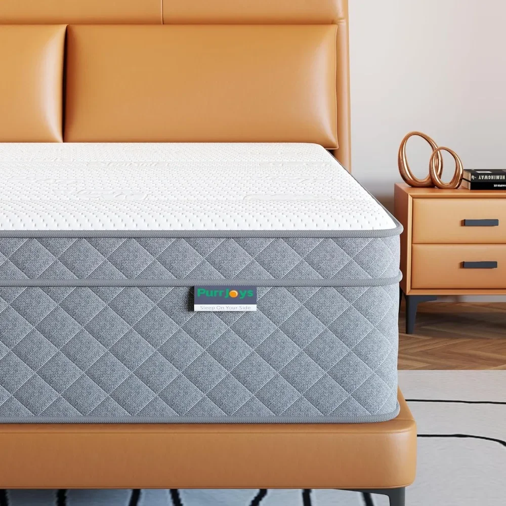 

12 Inch Full Mattress, Cooling-Gel Memory Foam and Pocket Spring Hybrid Mattress, Full Size Mattress in a Box, Full Bed Mattress