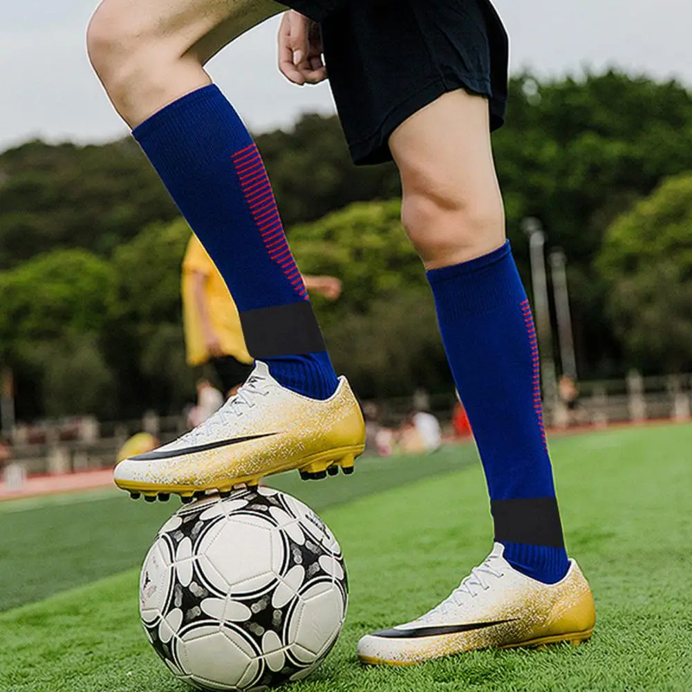 Shin Guard Strap Pressure Straps Self-adjustable Silicone Soccer Football Sports Training Gear