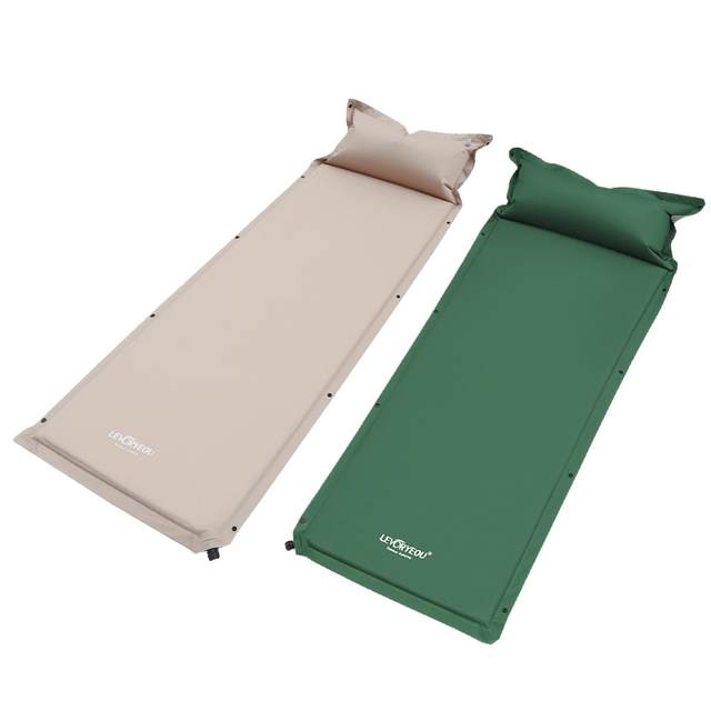 Inflating Mattress Inflatable Sleeping Mat Cushion Waterproof Foldable Outside Portable for Camping Balcony Backpacking Indoor
