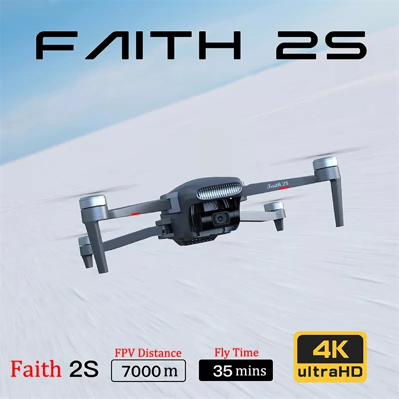 C-FLY Faith 2S Дрон с камерой 4K HD обновленная версия профессиональный Радиоуправляемый