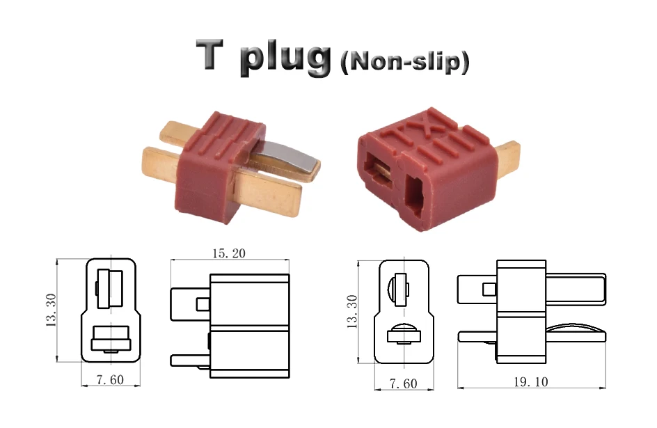 Feminino, T-Plug, EC2, EC3, EC5, EC8, Bala,