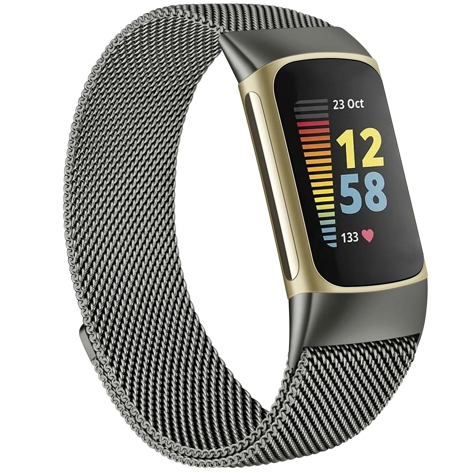 Correa magnética de Metal para reloj inteligente Fitbit Charge 5 6, correa de repuesto para Fitbit Charge6 5