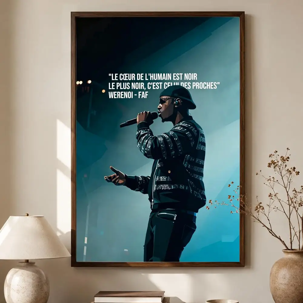 Contemporary Waterproof Music Poster - Self-Adhesive Wall Art for Living Room or Bedroom Gift