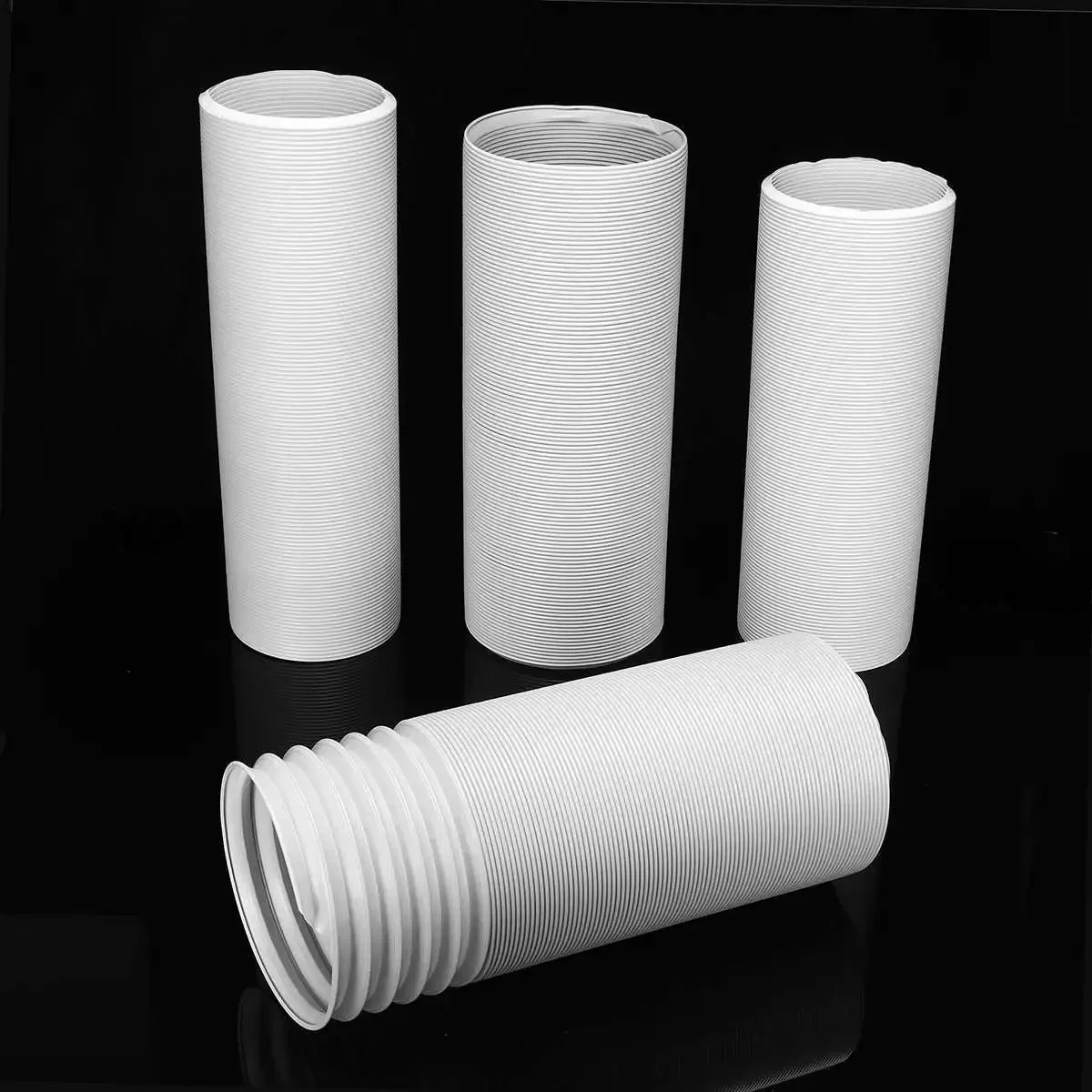 13cm/15cm 직경 휴대용 배기 호스 에어컨 부품 튜브 무료 확장 유연한 DIY..