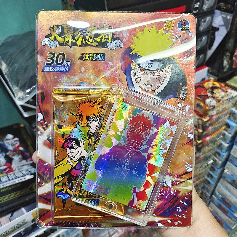 Naruto Little Dinosaur Fire Will Anime Collection Card 30 Yuan Pack Tridimensionale Colorato Pack Tg Thick Card Exclusive Card