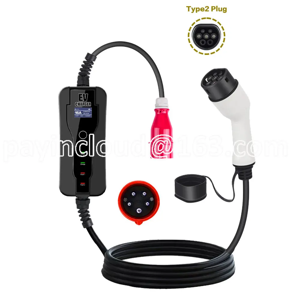 

Портативное зарядное устройство, 11 кВт, 16 А