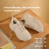 361 Degrees Croissant Women's Casual Shoes Retro Soft Lightweight Classic Winter Versatile Female Thick-soled Sneakers 682436718 2