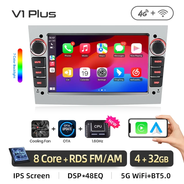 Auto radio za Opel Astra, Vectra, Vauxhall, Antara, Zafira, Corsa, Vivaro, Meriva, s RDS-om 21