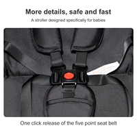 Poussette multifonctionnelle 3 en 1, combos de poussette pour siège auto, système de voyage Compact pour poussette de bébé pour nouveau-nés, poussettes pour bébé 5