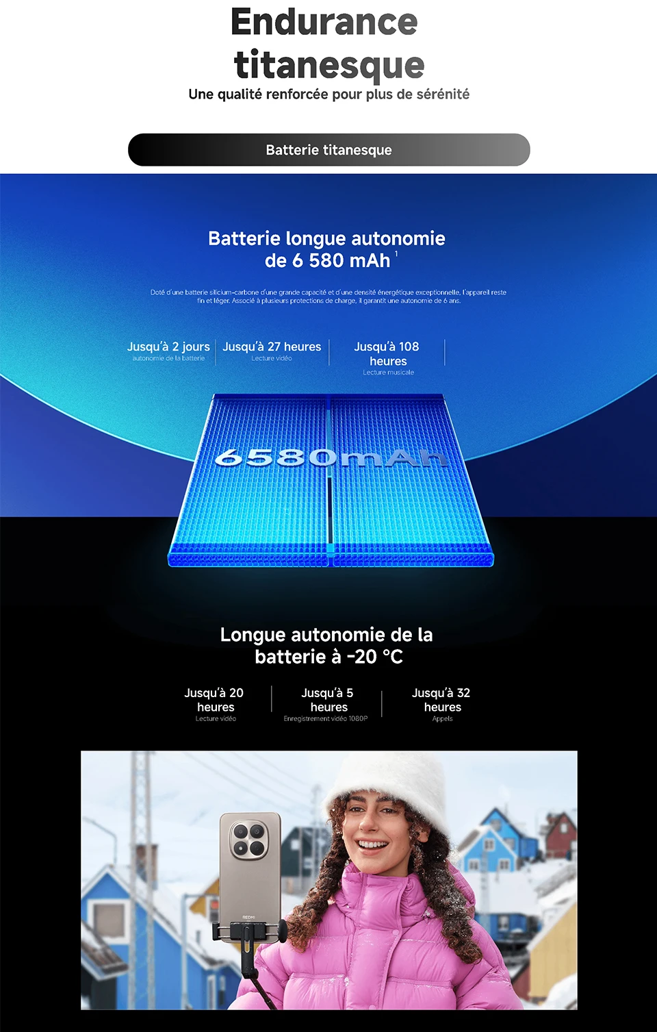 Xiaomi Redmi Note 15 Pro 5G, NFC, 6.83-inch 1.5K CrystalRes AMOLED Display, 120 Hz, 200 MP Camera, 6580 mAh Battery, IP68