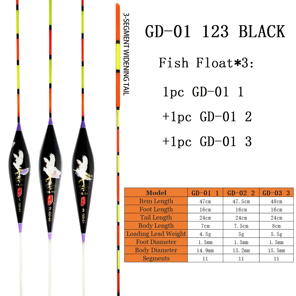 Fishing Float 3pcs/Set Large Object Shallow Water Fishing Float Water Buoy Carp Composite Fishing Buoy Float Tackle Accessories fishing floats fishing bobber fishing buoy