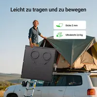 Kit Panneau Solaire Souple 240W 1x240W, Module PV Monocristallin Flexible étanche IP67, Cellule Photovoltaïque Hors Réseau pour batterie 12V, Camping-Car, Voiture, Hangar, Toit, Bateau, Balcon, Système solaire Lionshee 2