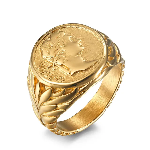 KOTiK New Fashion the Great of Rome Rings for Men