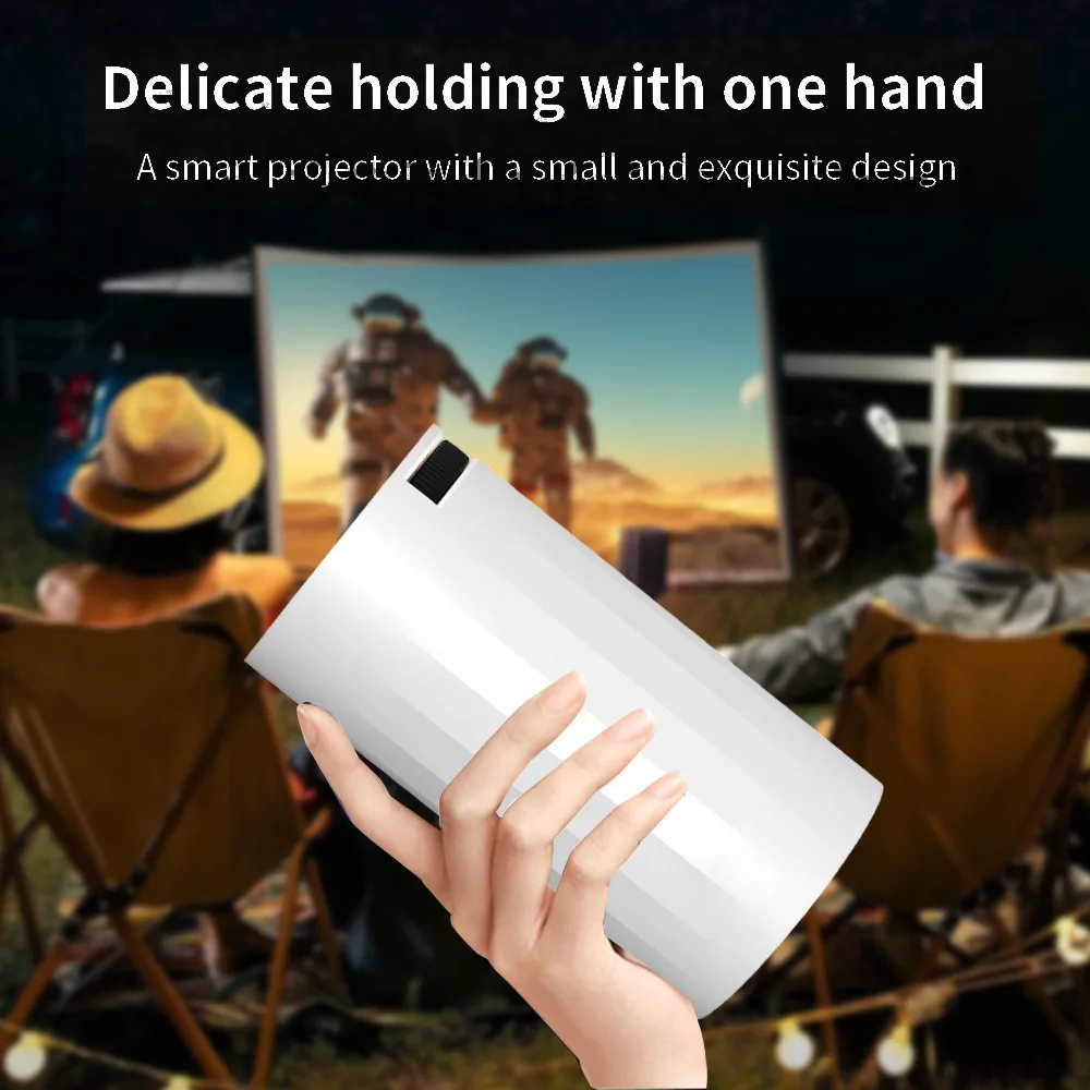 Фото Xiaomi YZ300 новый проектор 4K Android 11 WIFI6 BT5.0 1080P 1280*720P домашний кинотеатр, проектор экрана телевизора, наружный портативный проектор №5