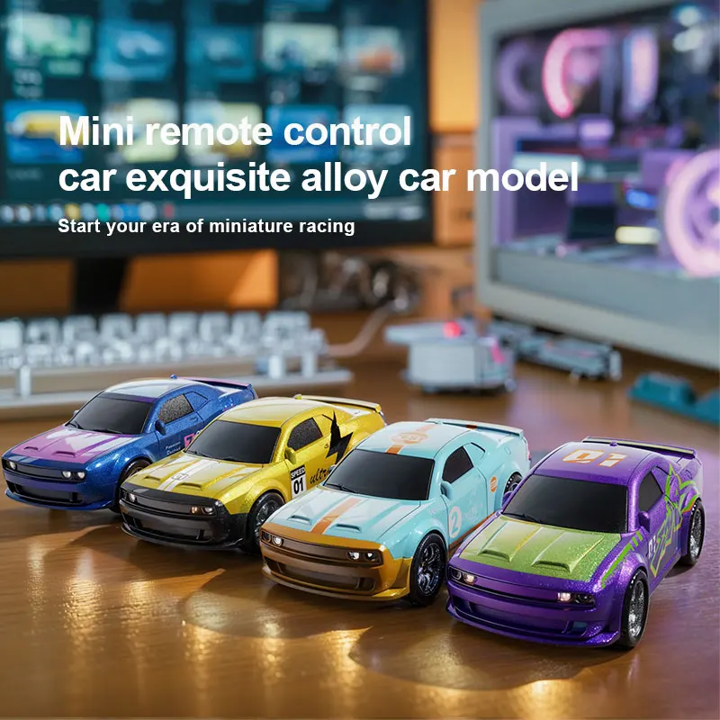 Enfant contrôlant une Voiture RC Stunt Car 4WD 360° Rotation dans un salon, démontrant sa maniabilité.