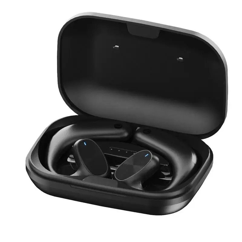 Беспроводные спортивные наушники-вкладыши с сенсорным управлением, шумоподавляющие наушники с чистым звуком, гарнитура с зарядкой чехол для спорта, бега