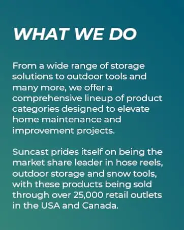 Suncast Brand Story