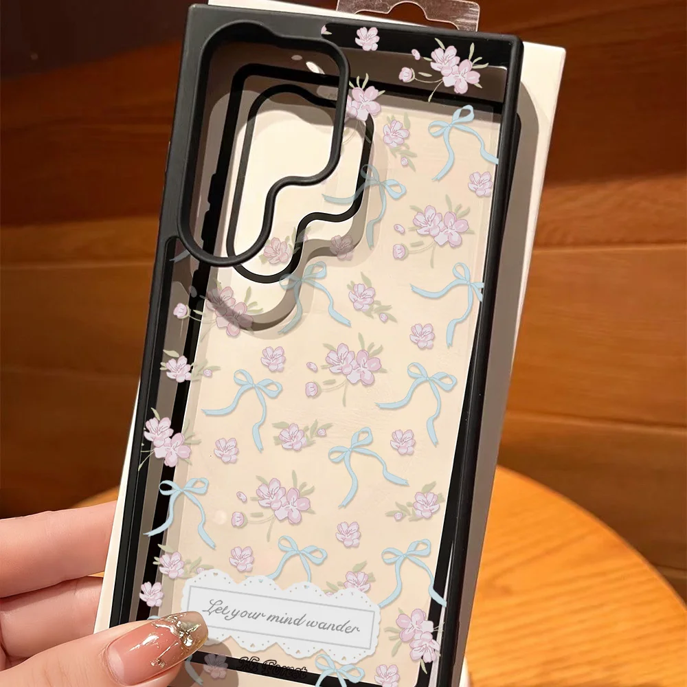 Cute Flower Matte Shockproof Phone Case