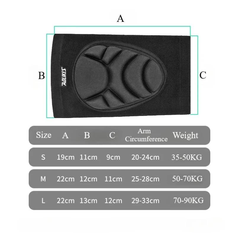 Elbow Pads 1Pair Elbow Pads Protector Volleyball Sponge Support Compression Braces