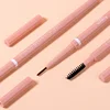 1PC Waterproof Double-Ended Eyebrow Pencil 1.5mm Ultra Fine Eyebrow Pencil Sweat-proof Long Lasting Professional Eye Makeup 2