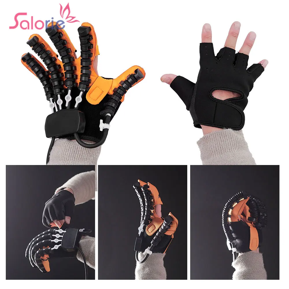 

Upgraded Rehabilitation Robot Glove Hand Rehabilitation for Stroke Hemiplegia Hand Function Recovery Finger Trainer Left, Right