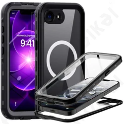 Premium Waterproof Metal Aluminum Phone Case - Luxury Protective Cover with IP68 Rating - iPhone 17 e (Black)