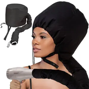 2 Pièce Bonnet Chauffant pour Soins Capillaires, Capuchon de Sèche-Cheveux  Réglable, Bonnet du Salon Auto Chauffant Cheveux