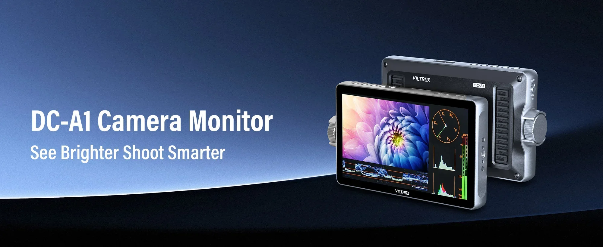 VILTROX DC-A1 Digital Camera Monitor 7 Inch 2800 Nits 1080P 4K HDMI Touchscreen