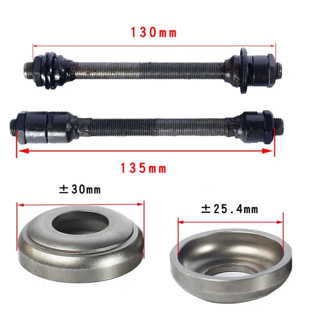 Quick Release Fietsnaaf, voor- en achteras, vervangende hendelset