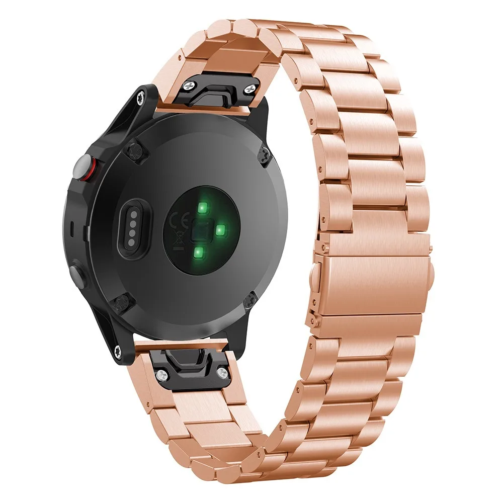 Quick Fit Metal Strap | Elegant Watchband Bracelet, 26-20mm Adjustable Width